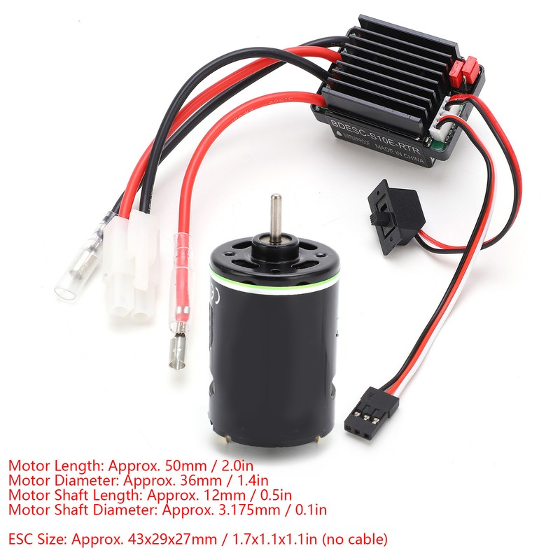 High Torque 540 Brushed Motor 320A ESC Combo Set for