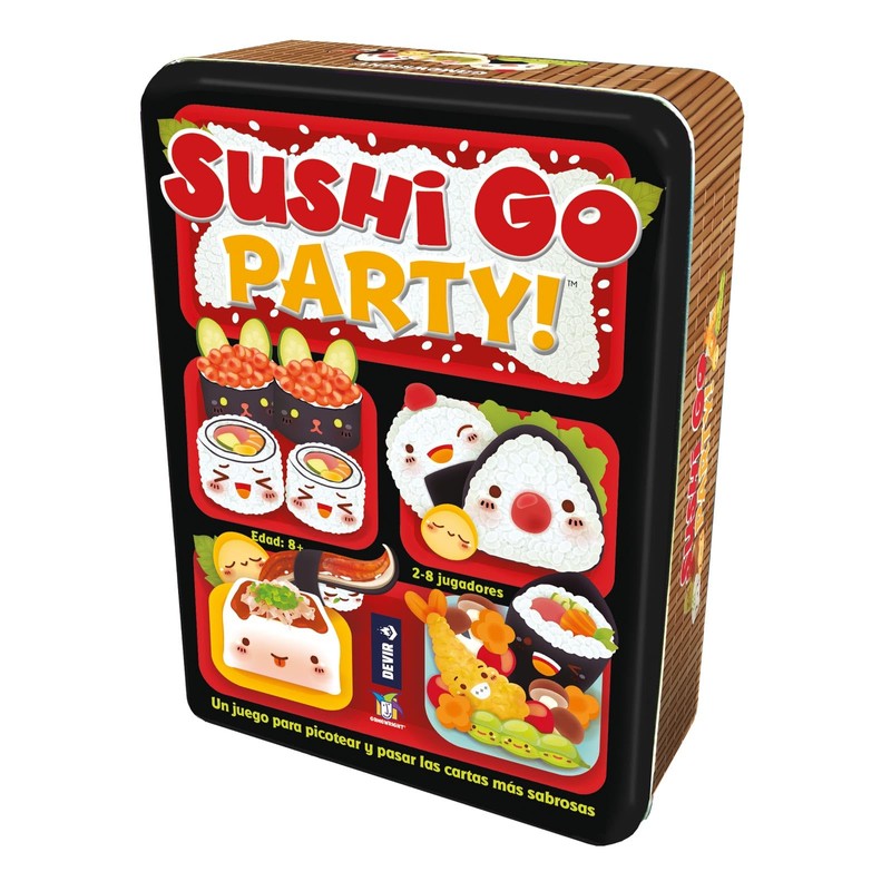 Sushi Go Party en Español, Juego de Mesa, Devir