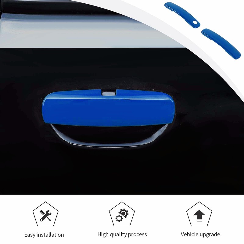 Voodonala for Challenger Door Handle Cover Trim Embellishment Fit for