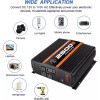 NGNWOB 2500W Inverter Power Inverter 12V to 110V dc to