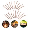 KOMBIUDA 80pcs Outdoor Camping Fire Starter Rope Beeswax for Hiking