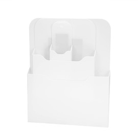 KJKVIVH 3 Pack Magnetic File Holder, Size Refrigerator Storage Pocket for Class Whiteboard, Office, Refrigerator, Locker (L, M and)