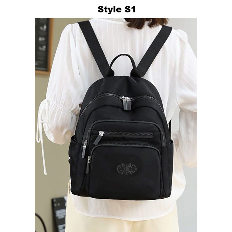 GFM® Waterproof Womens Nylon Backpack Rucksack - Holidays, Travel, Casual