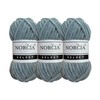 Soft Velvet Yarn Chenille Yarn for Crocheting Super Bulky 3x100g