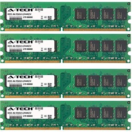 A-Tech 8GB KIT (4 x 2GB) For Asus P5 Series P5N32-E SLI P5N32-SLI Premium/WiFi-AP P5N32-SLI SE Deluxe P5N72-T Premium P5N7A-VM P5N-D P5N-E SLI P5NT WS P5P. DIMM DDR2 NON-ECC PC2-6400 800MHz RAM Memory