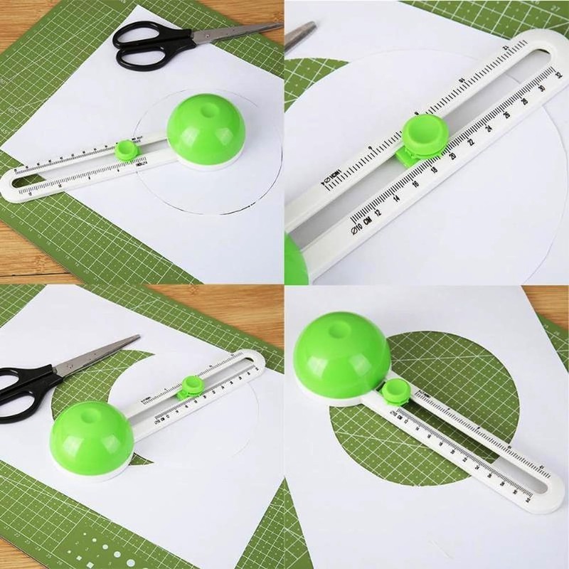 UOPR Paper Cutter, Round Compass Cutter, Cardboard, Circular Cutter, Paper,