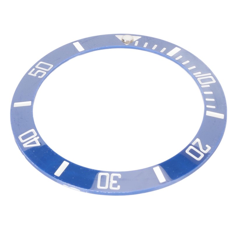 40mm Diameter Watch Bezel Insert Ring Clear Scale Luminous Ceramic