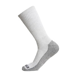 Berne Men's Everyday Moisture Wicking Work Crew Socks, 3-Pack, Grey, Size 12-15