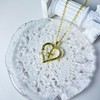 IQIC Mothers Day Necklace for Mom From Son Daughter Heart