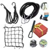 lozafot Redes Malla Moto Sujetar Casco Portabulto Cuerda Gancho,Cuerda para