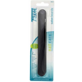 Trim Salon Board Blk 2pk tamaño Ea Trim Salón Tablas Negro Heavy Duty (Grano 100) y Medio (Grano 180) 00123 2ct