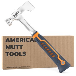 AMERICAN MUTT TOOOLS Drywall Hammer Hatchet – 14 Oz Hammer for Drywall – Drywall Hammers, Drywall Axe Tool, Drywall Hatchet Hammer, Lath Hammer, Gypsum Hammer, Martillo Para Drywall