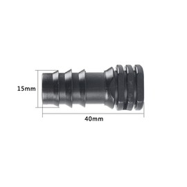 16mm Stop Endfor Irrigation Pipe Plastic Drip Irrigation Hose Connector for Irrigation Pipe(Pack of 12)