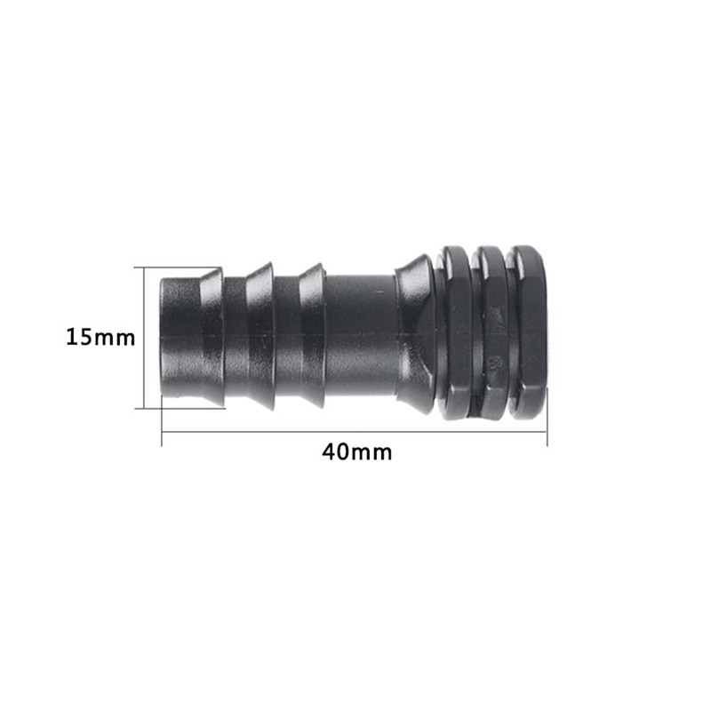 16mm Stop Endfor Irrigation Pipe Plastic Drip Irrigation Hose Connector