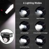 USB Rechargeable Bike Light Set with Power Display 6 Lighting