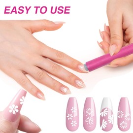 GEDEUBAN 15 PCS Nail Art Stamp Stamps Pen, Each Type Different Patterns for Women Girls Home Manicures