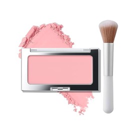 Erinde Monocromo Cosmetics Powder Blush Palette Mate, Colorete de Alta Pigmentación y Larga Duración, Maquillaje que se Mezcla sin Esfuerzo, Regalar Brochas de Maquillaje,#4