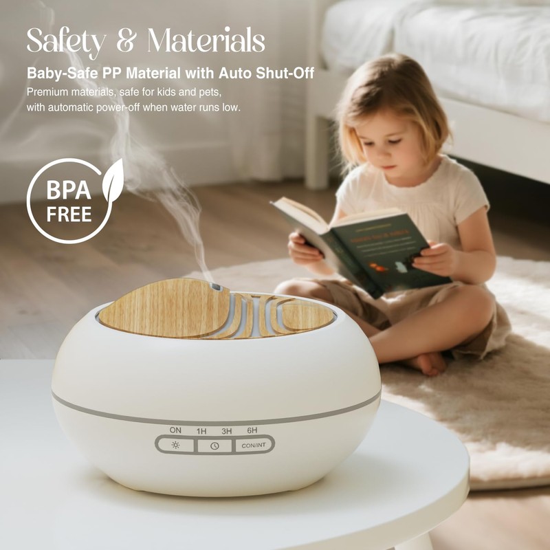 SALKING Essential Oil Diffuser 400ml, Diffusers for Essential Oils with