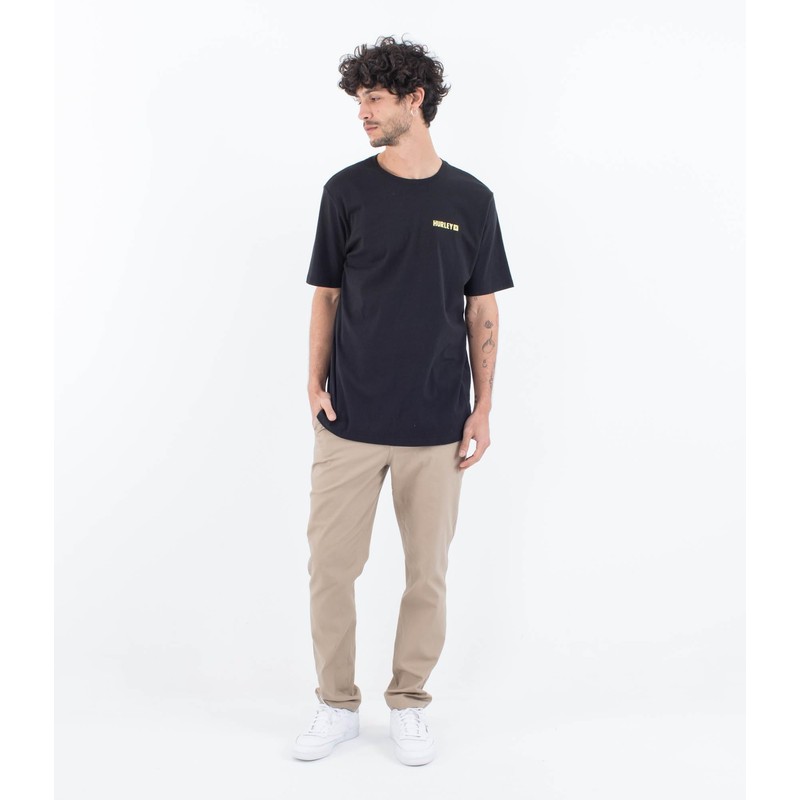 Hurley Everyday Circle Gradient T-Shirt - Black - L
