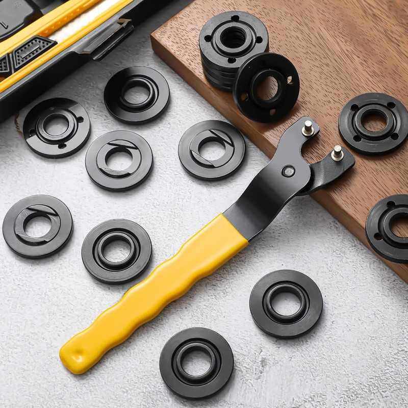Hicarer Angle Grinder Nut Angle Grinder Wrench Kit 5/8"-11 Flange