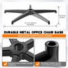 Office Chair Base Replacement (3300 lbs) - Heavy Duty Alloy