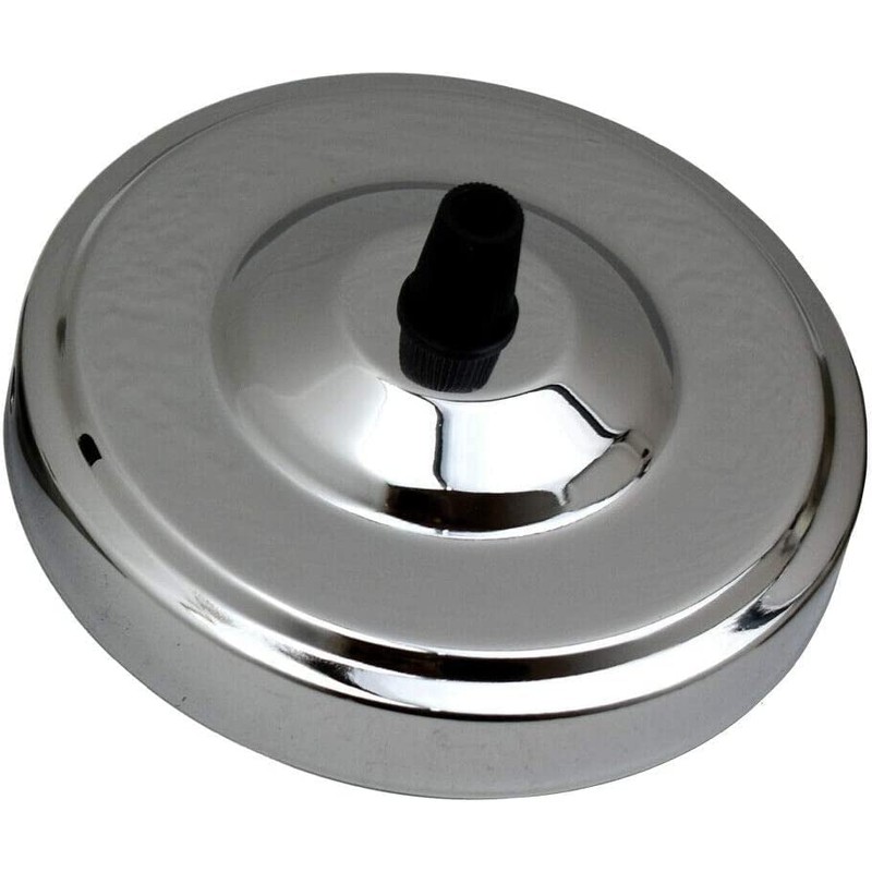 Steel Ceiling Rose 108mm Diameter Multi Chrome