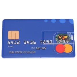 KIMISS Unique Card-shaped 32GB USB Flash Drive, Ideal for Secure Data Storage and Efficient File Transfer