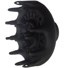 YingEnter Difusor Orquídea Negra, Secador de Pelo para Secadores con Boquilla de 1.7-2.6 pulgadas de Diámetro, adecuado para Pelo Rizado y Ondulado-Suavidad y Control