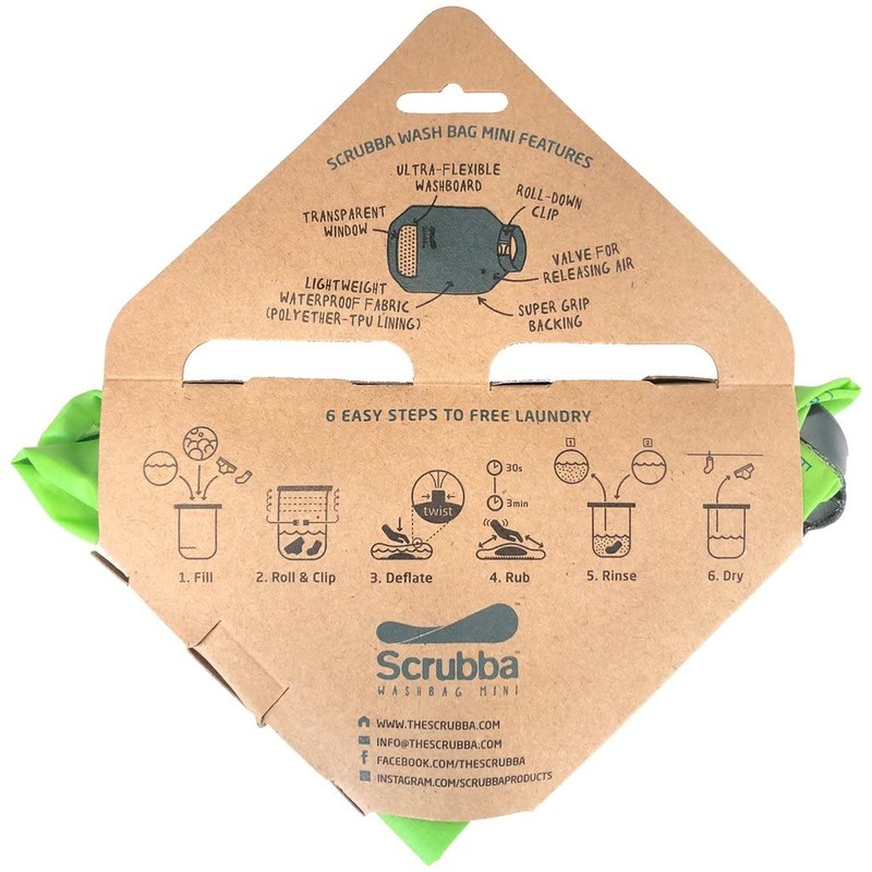 Scrubba Unisex - Adult 710302 Travel Washing Machine, Multi-Colour, Mini