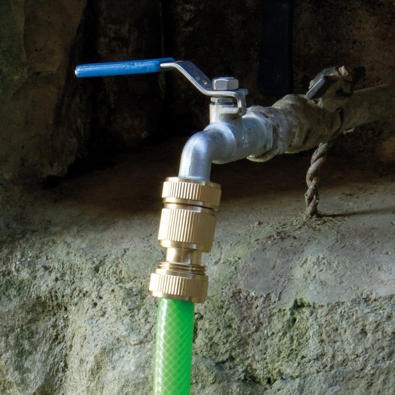 Amig - 1" Tap Connector Adapter with Hose Quick and