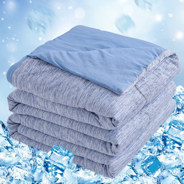 CHOSHOME CHOSHOME Cooling Comforter King Size, Cooling Blanket with Q-Max