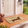 Tinideya Martini Dachshund 24 x 32 in Welcome Mat Funny
