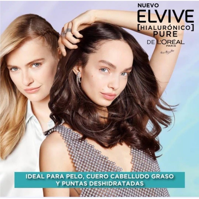 L'Oréal Acondicionador Elvive Hialurónico Raíz Fresh Hidratate 370ml