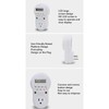 Timer Outlet 7 Day Programmable Digital Timer Plug in Light