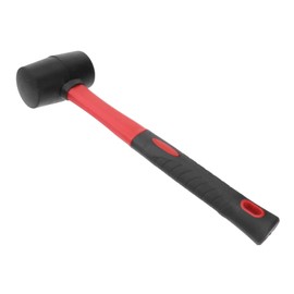 CORHAD Elastic Rubber Mallet Head Hammer 8oz for Flooring Leather Craft Jewelry Fiber Handle
