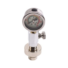 Giilayky Scuba Diving Air Tank Pressure Testing Checker Din 232/300 Bar with 400Bar/6000Psi Gauge
