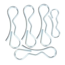 BESPORTBLE 1set Deck Clamp Set Bow Tie Cotter Pin Cotter Pins Heavy Duty R Clips Cotter Pins Mechanics Bone Bridge Pins Mounting Brackets for Pin Type Hitch Pins Clips Galvanized Iron 5pcs