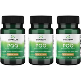 Swanson Pqq Pyrroloquinoline Quinone 20 mg 30 Veg Caps (3 Pack)