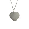 VIE Crystal Heart Pendant, 3cm (Selenite)