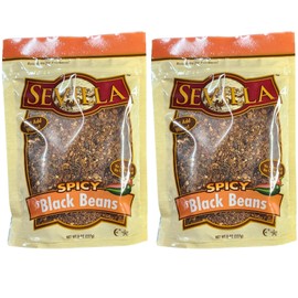 Sevilla Spicy Black Beans Dehydrated 8 oz (2-Pack) Fast Cooking