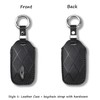 Jayanes Genuine Leather Key Fob Cover Compatible with Genesis GV60