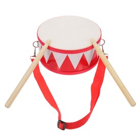TOYANDONA Children's Drum and Percussion Instruments Toddler Drum Set for Children Aged 1 2 3 4 5 6 Years Wooden Snare Drum Set Percussion Instrument Music Drum with 2 Beaters