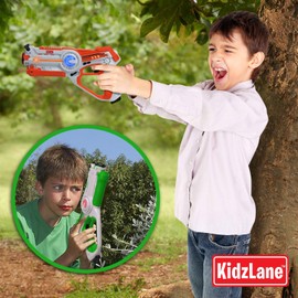 Kidzlane Laser Tag Guns Set for 4 for Kids and Adults - Infrared Blasters with 130-Foot Long Range, 4 Team Modes and Settings - Multiplayer Battles - Indoor and Outdoor Play for Ages 8 and Up