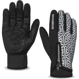 ROCKBROS Cycling Gloves Men Women Running Gloves Windproof Warm Winter Cycling Gloves
