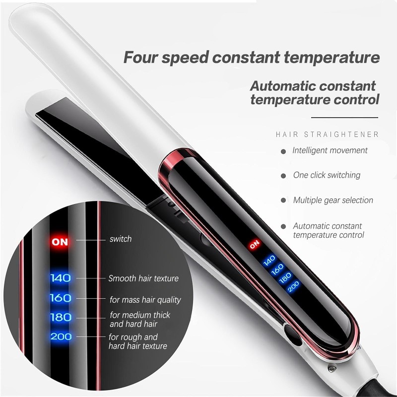 1 inch Hair Straightener, 2 in 1 Professional Ceramic Flat
