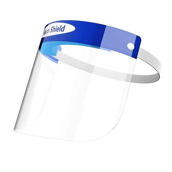 Sable Kids Safety Face Shield 10 Pack - Reusable, Adjustable,