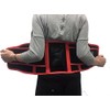 Neoprene Lumbar Support with Compression Pull Straps & Phone/Music Player