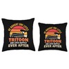 Tritooning Tritoon Boating Captain Tritoon Boat Throw Pillow