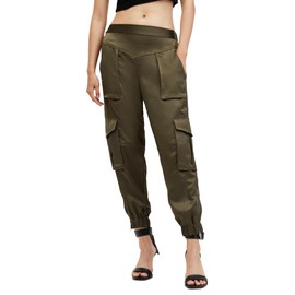 AllSaints Women's Astarte Trouser, Green