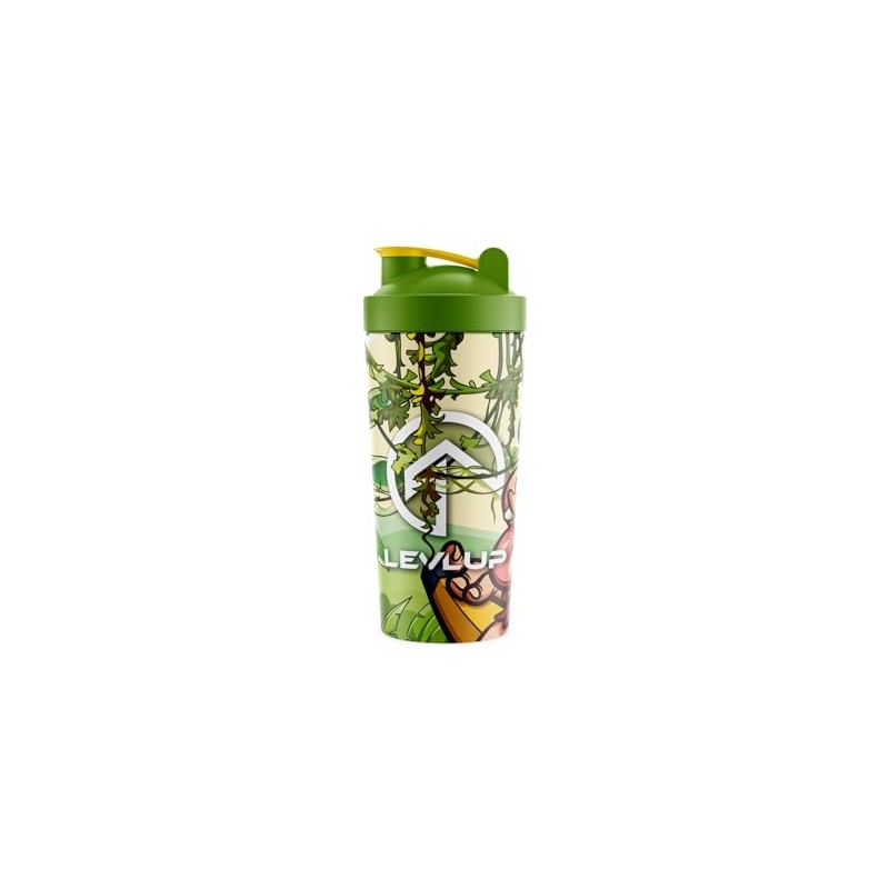 Levlup Hero Shaker Bottle, Crazy Monkey, 600 ml Capacity